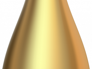 Champagne Bottle No Background