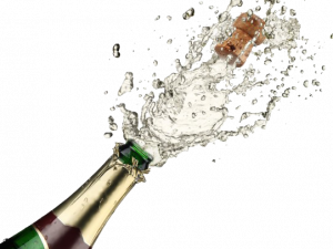 Champagne Bottle PNG File