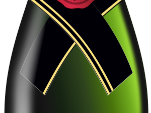 Champagne Bottle PNG Free Image