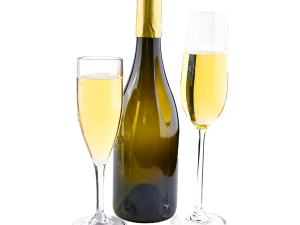 Champagne Bottle PNG Image File