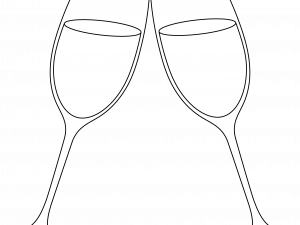 Champagne Glasses PNG Picture