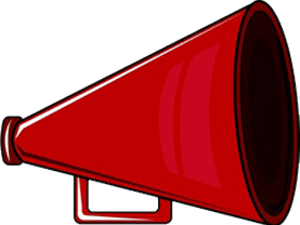 Cheer Megaphone PNG Cutout