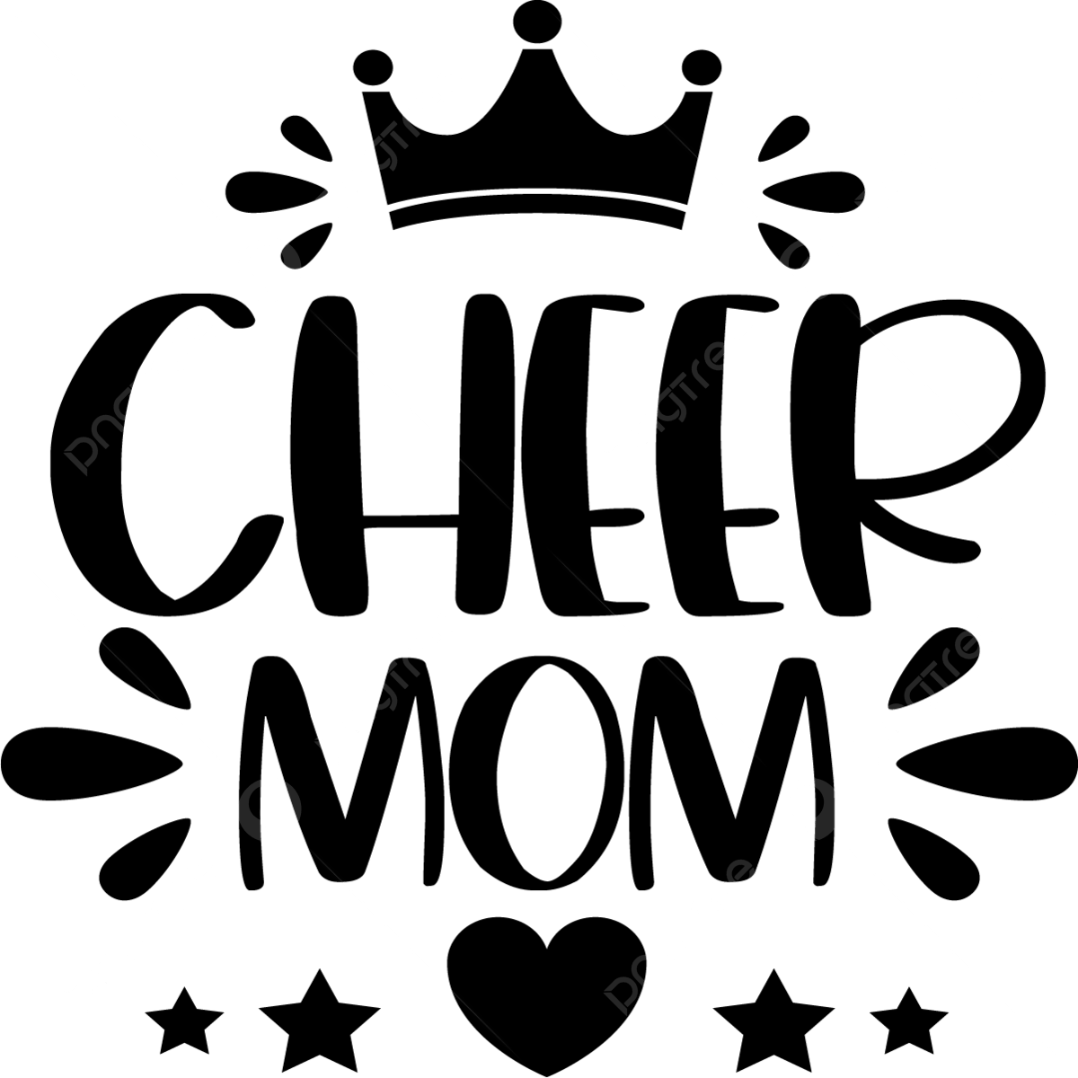 Cheer Mom PNG HD Image