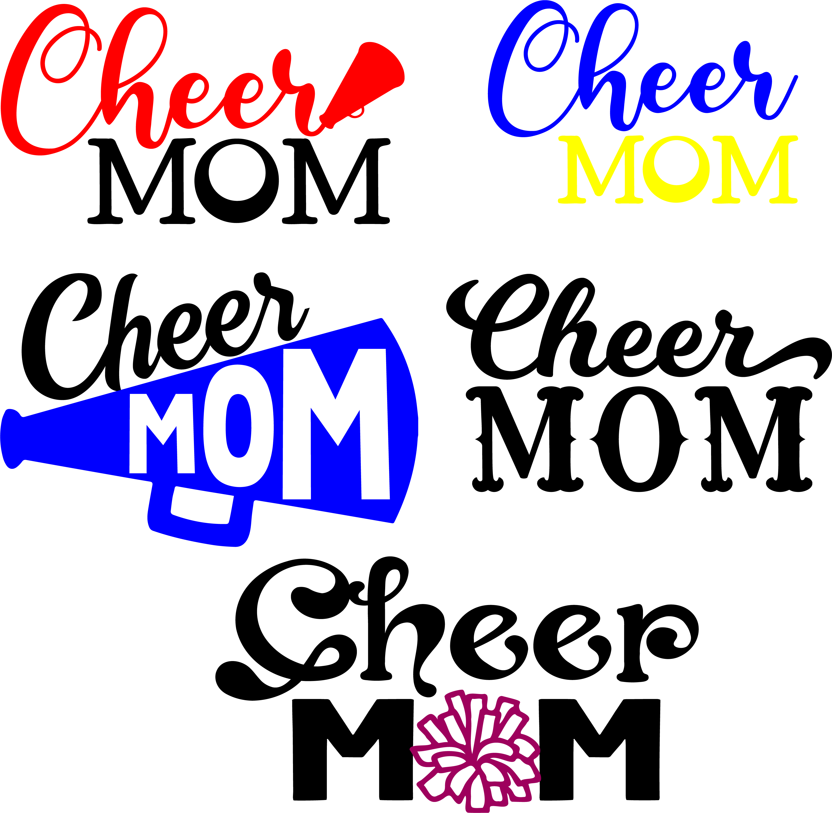 Cheer Mom PNG Photo