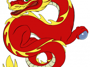 China Dragon Background PNG