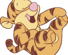 Tigger character, cartoon tiger, Winnie the Pooh, animated fun, Classic Winnie The Pooh PNG