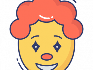 Clown Face PNG Picture