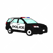 Cop Car PNG