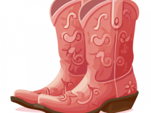 Cowgirl Boot PNG Cutout