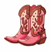 Cowgirl Boot PNG HD Image