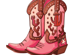 Cowgirl Boot PNG HD Image