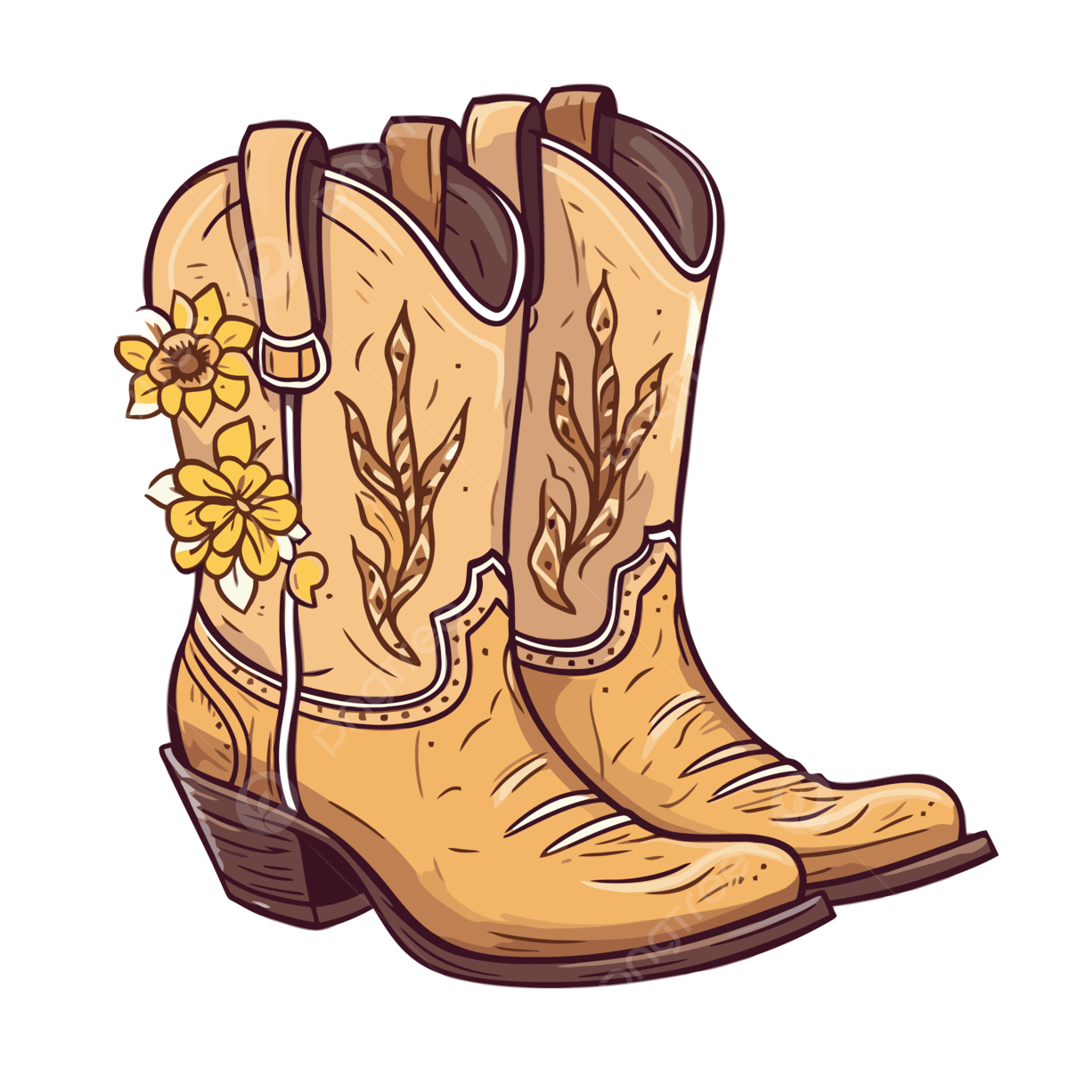 Cowgirl Boot PNG Transparent Images - PNG All