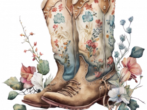 Cowgirl Boot Transparent