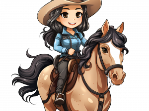 Cowgirl No Background