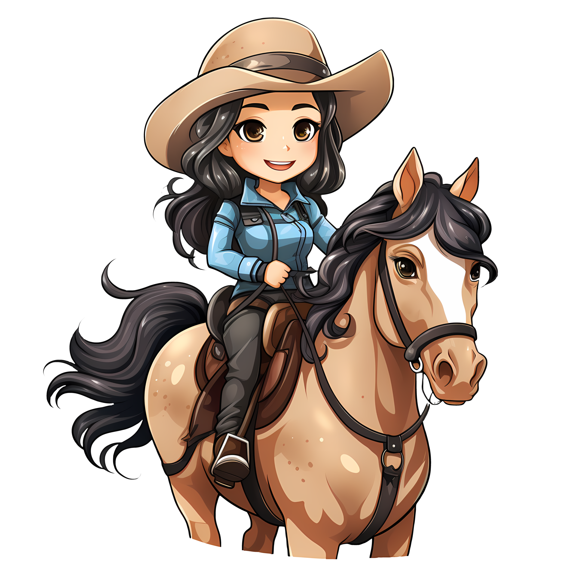 Cowgirl No Background