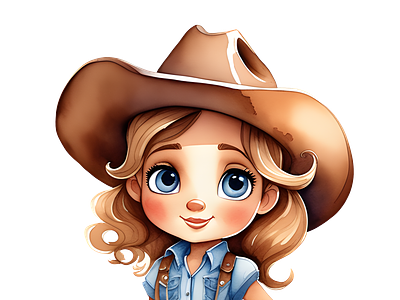 Cowgirl PNG Cutout