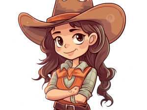 Cowgirl PNG File