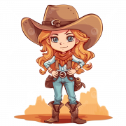 Cowgirl Transparent