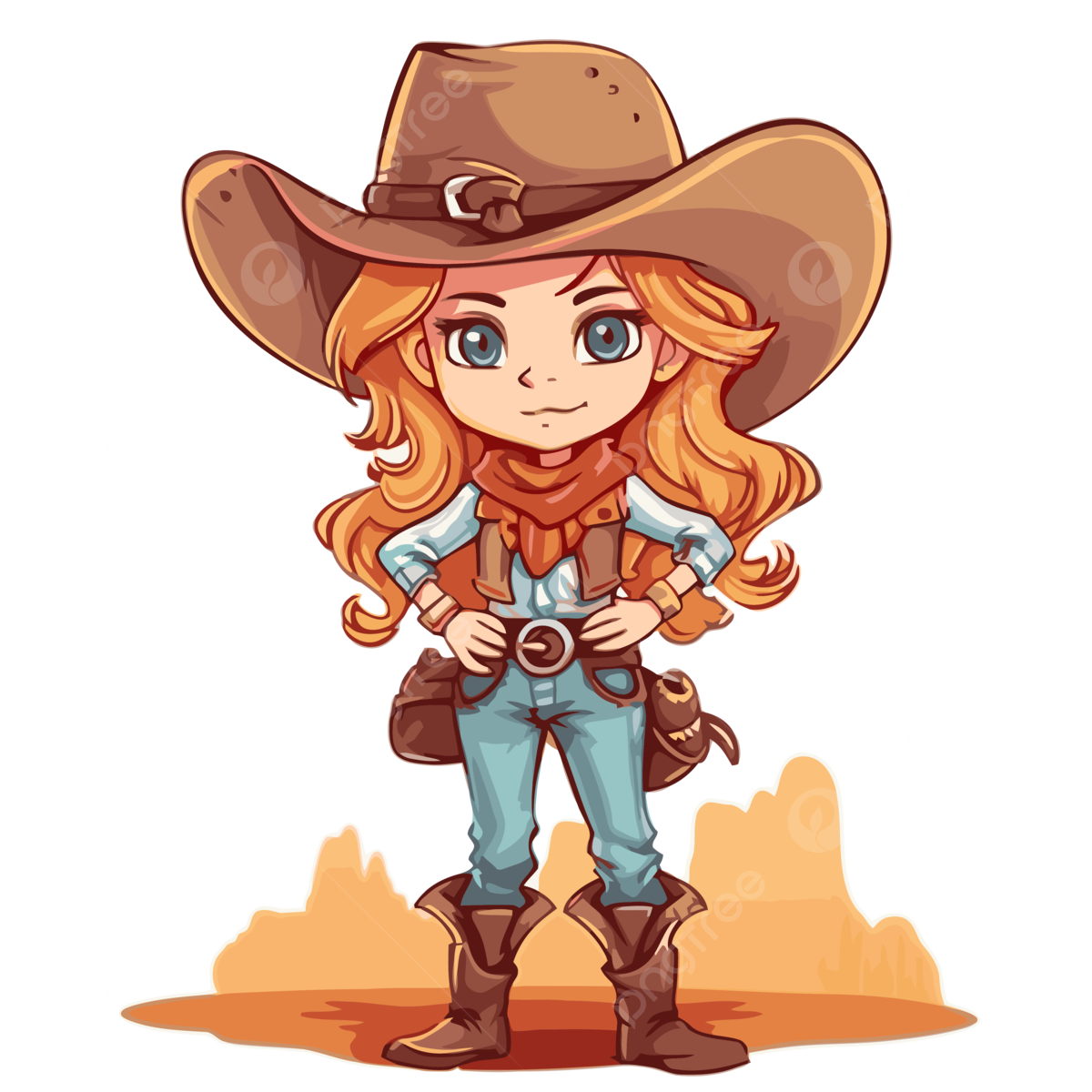 Cowgirl Transparent