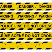 Crime Scene Tape PNG Photo