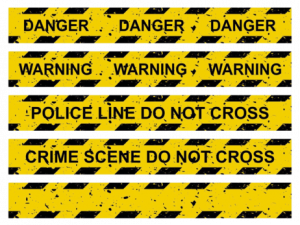 Crime Scene Tape PNG Photo