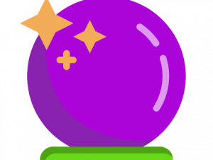 Crystal Ball Background PNG