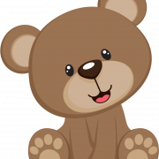 Cute Bear Background PNG
