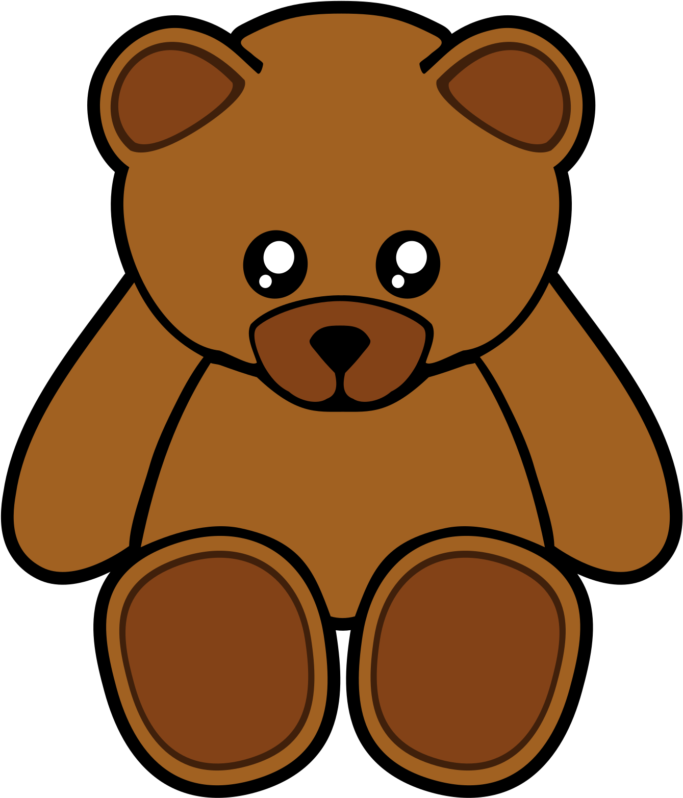 Cute Bear PNG File