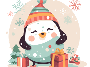 Cute Christmas PNG File