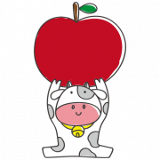 Cute Cow PNG Image