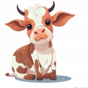 Cute Cow PNG Images