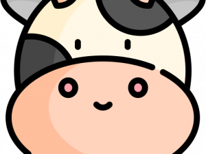 Cute Cow PNG Photo