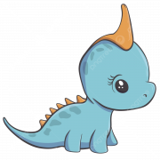 Cute Dino Background PNG