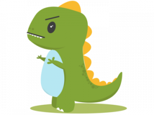 Cute Dino PNG HD Image