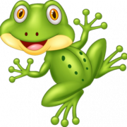 Cute Frog PNG Background