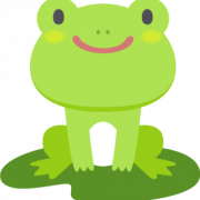 Cute Frog PNG Clipart
