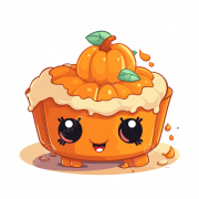 Cute Pumpkin PNG Clipart