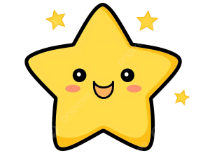 Cute Stars PNG Clipart