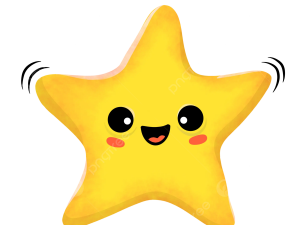 Cute Stars PNG Pic