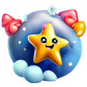 Cute Stars PNG Picture