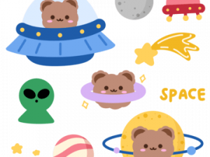 Cute Sticker PNG Image