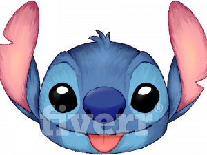 cartoon character, alien creature, animated design, colorful illustration, Cute Stitch PNG