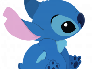 cartoon character, cute alien, blue creature, animated pet, Cute Stitch PNG