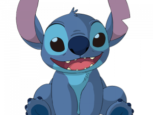 cartoon character, animated creature, blue alien, Disney character, Cute Stitch PNG