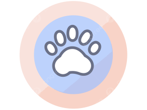 Dog Paw Print PNG Cutout