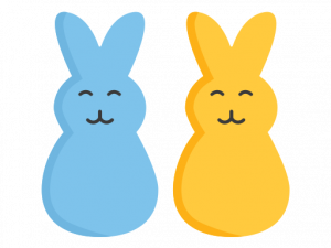 Easter Peeps Bunny PNG Clipart