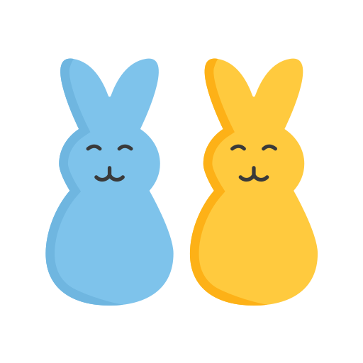 Easter Peeps Bunny PNG Clipart