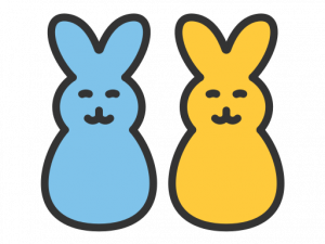 Easter Peeps Bunny PNG HD Image