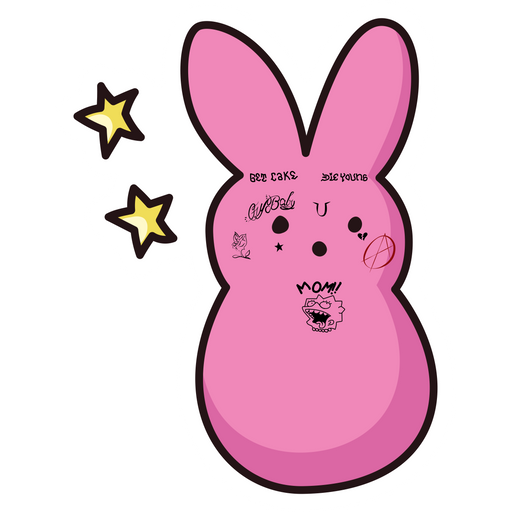 Easter Peeps Bunny PNG Image