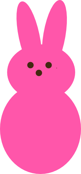 Easter Peeps Bunny PNG Pic